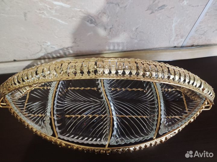 Ваза хрустальная