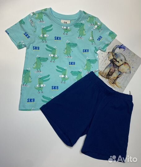 Пижама/дом.костюм C&A для мальчика 98/104