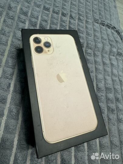 Коробка от iPhone 11 pro gold 64gb