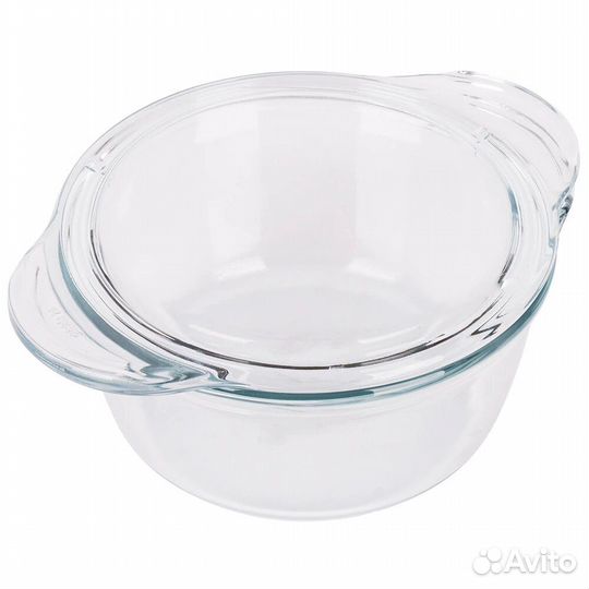 Кастрюля стеклянная 1,5 литра с крышкой, Simax
