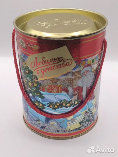 Банка для новогодних подарков