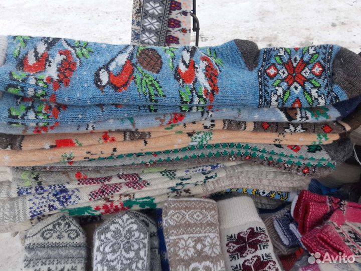 Шерстяные носки женские