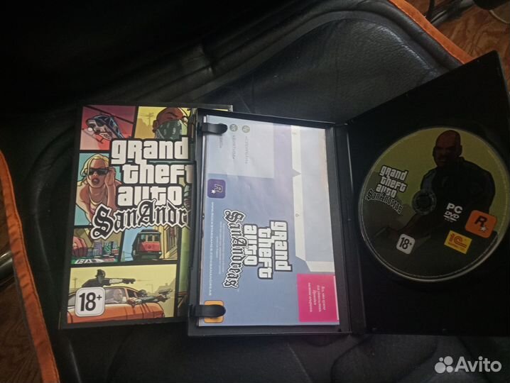 GTA San Andreas dvd-box