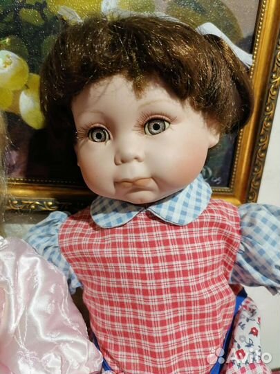 Кукла фарфоровая коллекционная 50 см