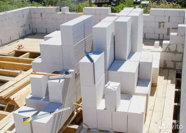 Блоки для строительства дома D-500 600х300х250 мм
