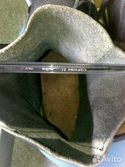 Кожаные чёрные ботинки шведской армии (егерей)