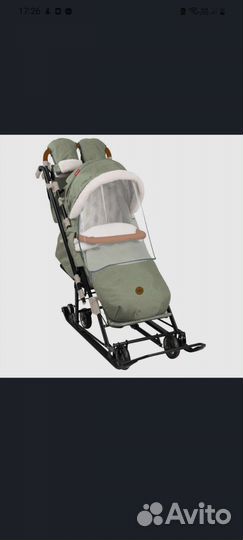 Санки-коляска Nika - Ника детям 7-8