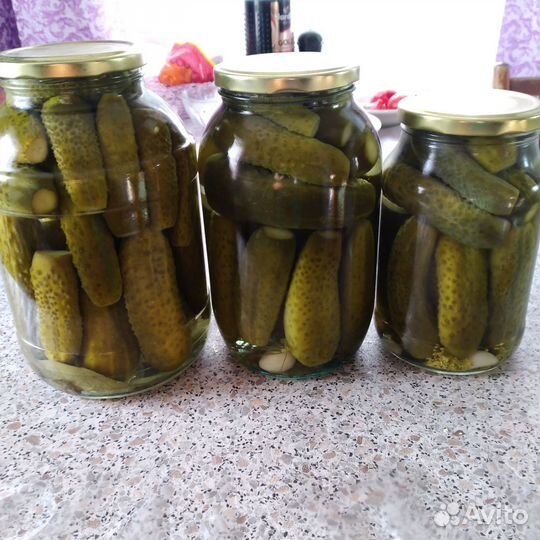 Огурцы маринованные домашние