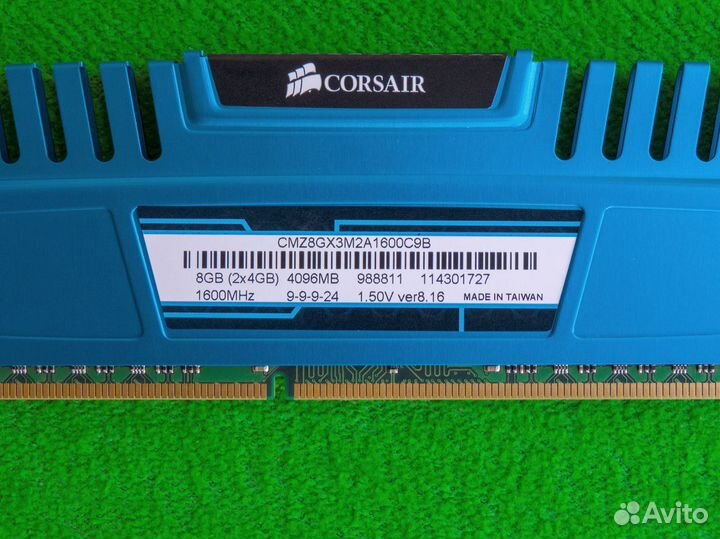 DDR3 4x4gb 1600mhz 2rank CL9-9-9-24 Vengeance