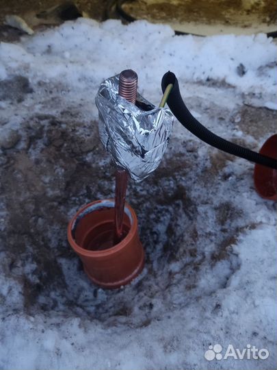 Монтаж контура заземления