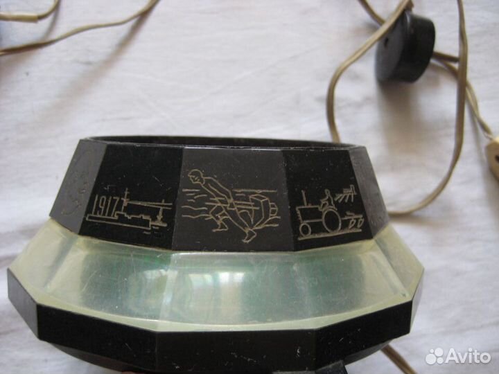 Ночник светильник СССР 23 съезд кпсс Ракета