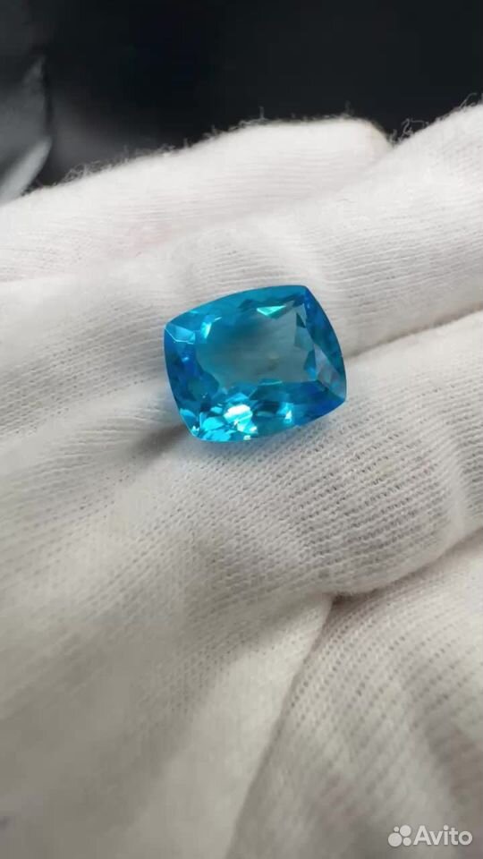 Топаз swiss blue 10 ct