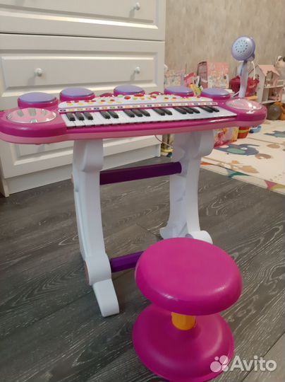 Пианино детское с микрофоном
