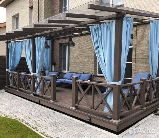 Строительство веранды и террасы, навесы под авто