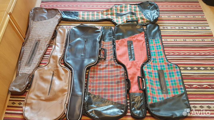 Советский гитарный чехол для гитары и баса СССР