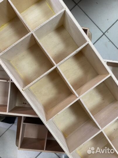 Деревянная контейнер для штучных предметов