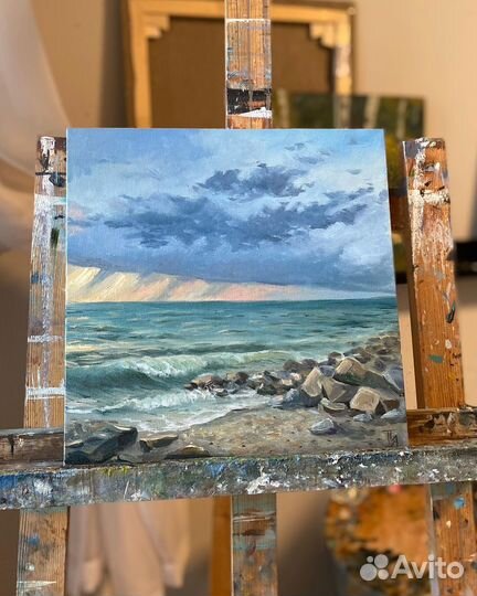 Картина маслом морской пейзаж