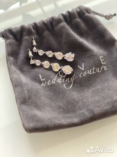 Свадебные серьги