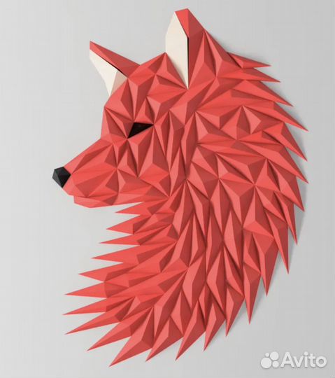 Панно лиса 90*65 см