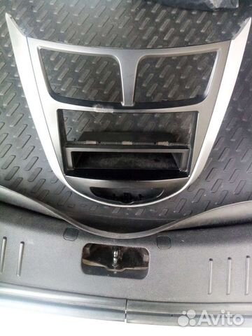 Рамка для магнитолы Hyundai Solaris