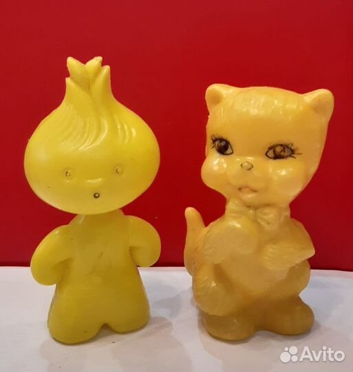 Две большие игрушки-дутыши, времен СССР