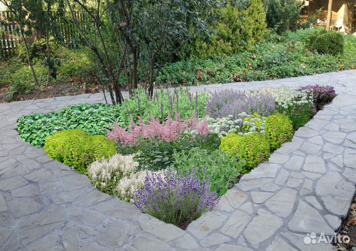 Создание цветников