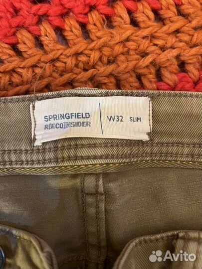 Джинсы Springfield w32 slim