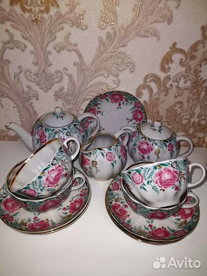 Сервиз чайный лфз, неполный