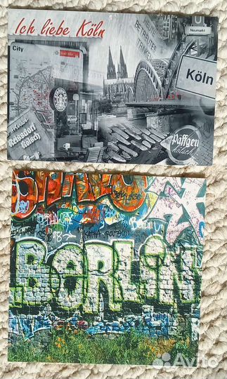 Почтовые открыки Майами, Нью-Йорк, Берлин и др