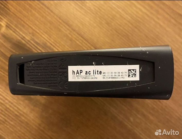 Роутер Mikrotik hap ac lite