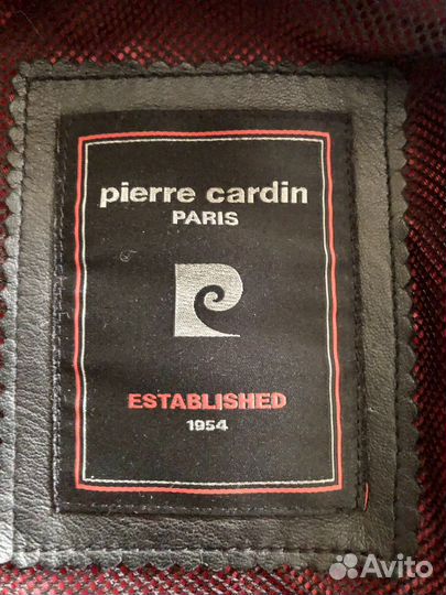 Кожаная куртка Pierre Cardin