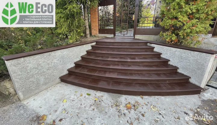 Плитка для лестниц полимерпесчаная