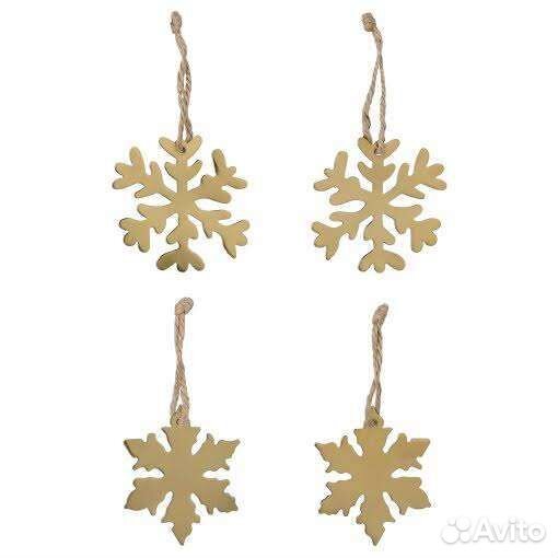 Ёлочные украшения IKEA Vinter 2021 Снежинки