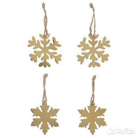 Ёлочные украшения IKEA Vinter 2021 Снежинки