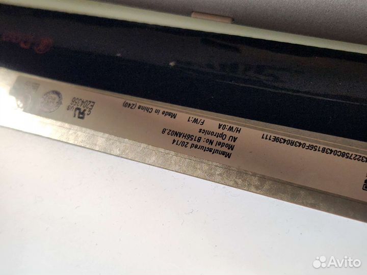 Матрица tv156fhm-nh1 1920x1080 (FHD) /IPS без ушей