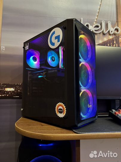 Игровой пк RTX 3060/Ryzen 5 5500/16Gb/SSD/HDD
