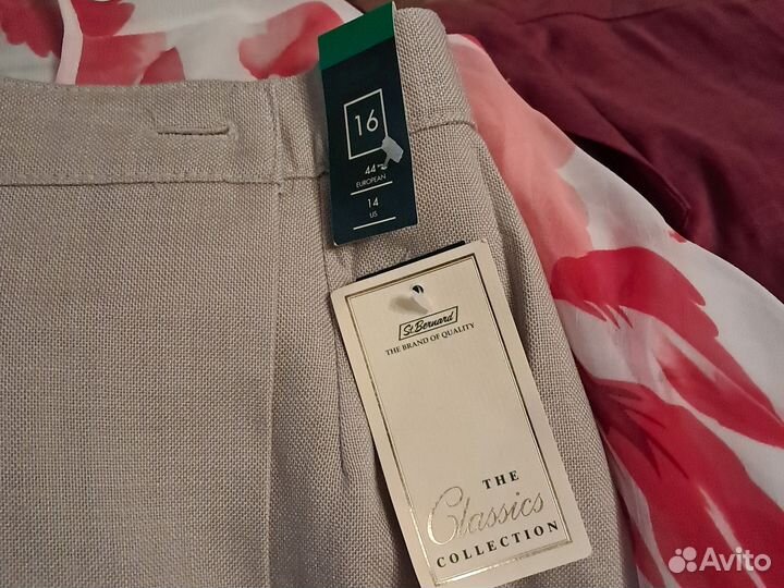 Льняная юбка с запахом