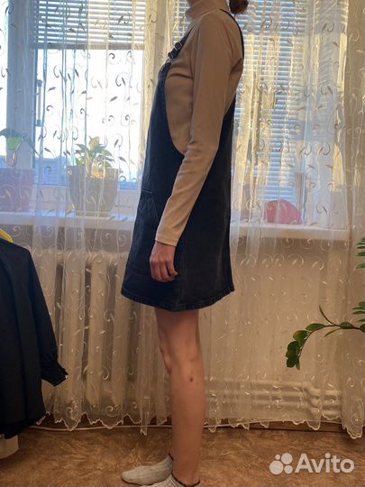 Джинсовый комбинезон