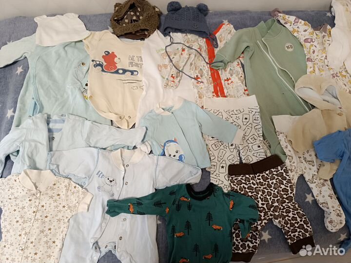 Вещи для мальчика. Есть: Crockid, H&M, Mothercare