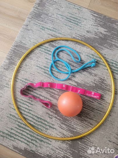 Мяч,резина для художественной гимнастики