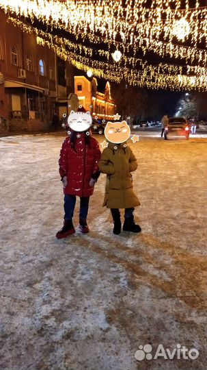 Куртка зимняя для девочки 140