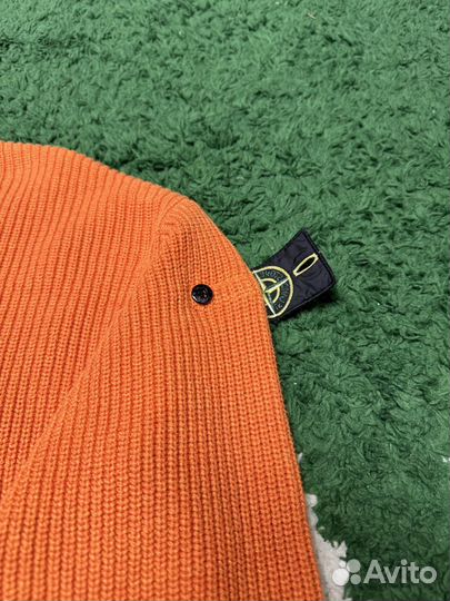 Свитер stone island Orange (Оригинал Легит)