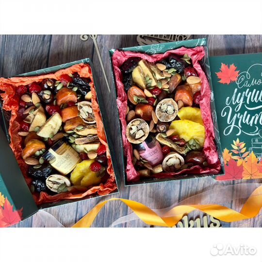 Букет из сухофруктов и орех. Подарок учителю