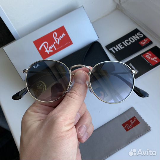 Очки ray ban round metal