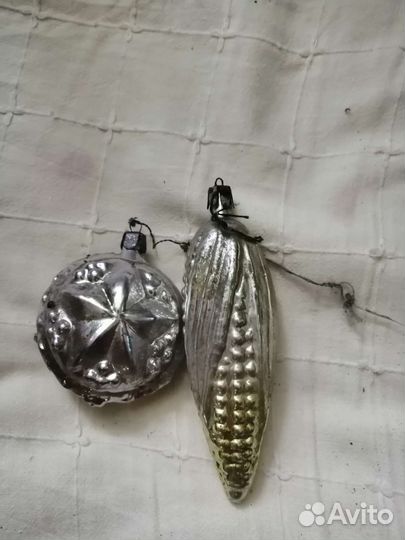 Елочные игрушки СССР на прищепке