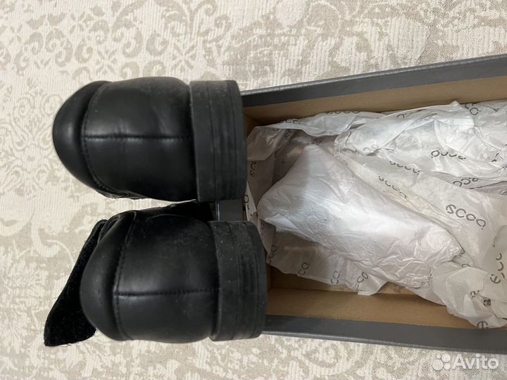 Туфли черные Ecco для мальчика р.32