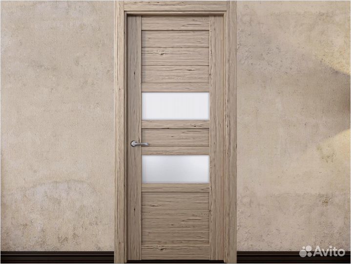 Межкомнатные двери из массива сосны. Установка