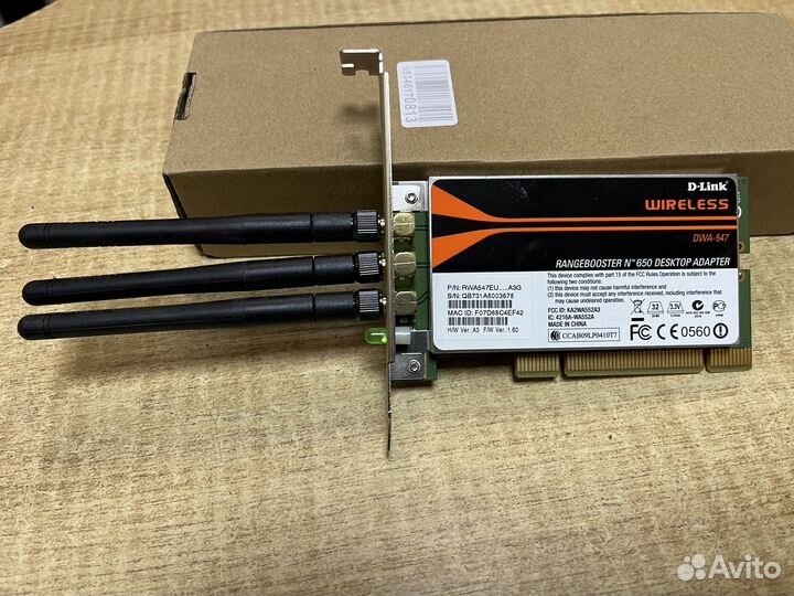 Wifi Wi-Fi-адаптер D-Link DWA-547
