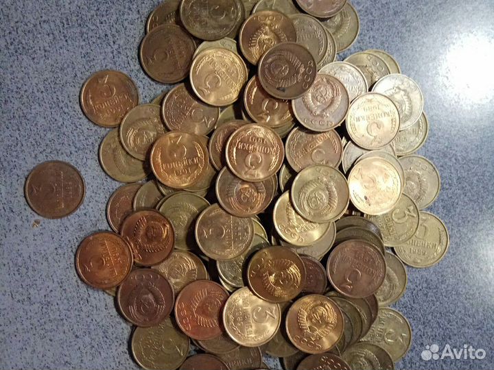 Монеты СССР 1,2,3 копеек 1961-1991