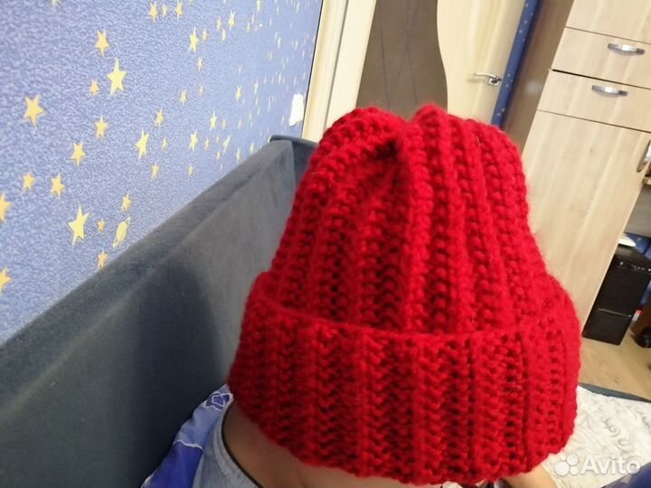 Комплект шапка, снуд и варежки